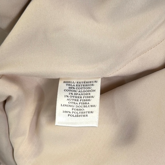 Ann Taylor Women’s Cream Textured Skirt with Button-Detailed Skirt - Picture 12 of 14